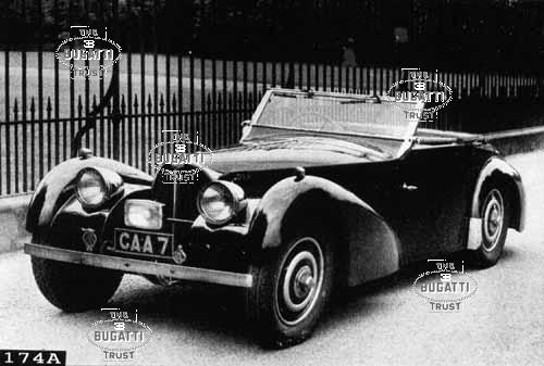 174A. Type 57S, Chassis # 57491, Reg. CAA 7, Corsica