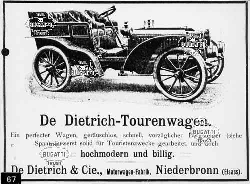 41. De Dietrich Bugatti Tourer