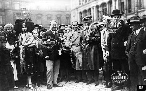 55. Ettore Bugatti, Ferdinand de Vizcaya, Costantini, Roland Bugatti