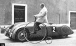 118. Ettore Bugatti on penny-farthing