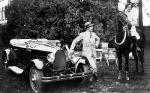 235. Jean Bugatti with Type 40 and Lidia Bugatti