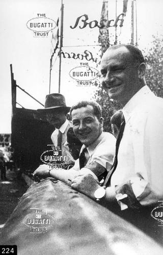 224. Jean Bugatti with Meo Costantini