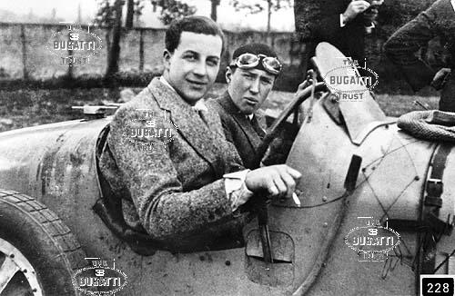 228. Jean Bugatti with ? (Geo Ham)