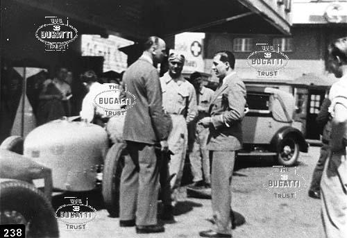 238. Jean Bugatti with Costantini and Chiron