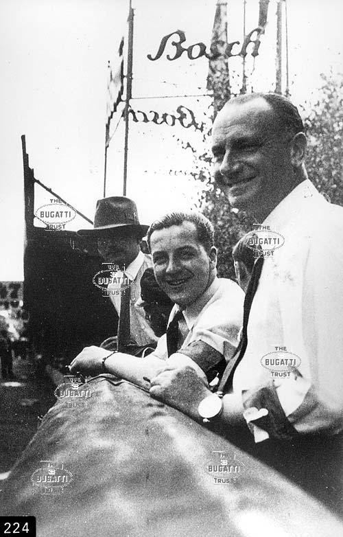 224. Jean Bugatti with Meo Costantini
