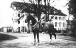 207. Lidia Bugatti on horseback