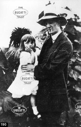 190. Rembrandt Bugatti with his niece, L’Ebé Bugatti c1907