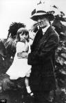 190. Rembrandt Bugatti with his niece, L’Ebé Bugatti c1907