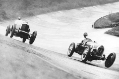 214. Type 51 Brooklands, 24 September 1932, Car 37: Lord Howe leading Clive Dunfee on Bentley