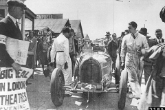 215A. Type 51 Brooklands, Campbell with Leo Villa, mechanic (centre)