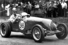 249A. Type 51, Reg GEW 291 Remains of Ex-Club Car, immediately post WW2 Car 98: John Willment, Prescott.