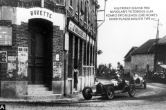 169A. Type 54 French G.P., Reims, 1932. Lord Howe following Tazio Nuvolari's Alfa Romeo Tipo B.