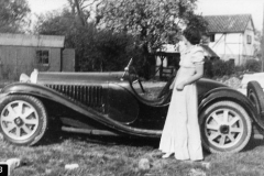 38. Type 55, Chassis # 55223, Reg. AUL 23 Monica Whincop, c. 1938/39. Grand Sport model 1932-1935.