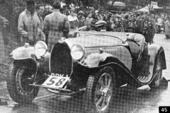 45. Type 55, Chassis # 55235, Reg. BPK 1 L. G. Bachelier, Shelsley Walsh – September 1935. Grand Sport model 1932-1935.