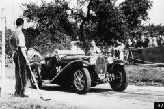 47. Type 55, Chassis # 55235, Reg. BPK 1 Allison, Prescott, 26 June 1951. Grand Sport model 1932-1935.