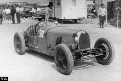 65A. Type 55, Chassis # 55223, Reg. AUL 23 R. A. Hutchings, VSCC Silverstone, 27 July 1964. Grand Sport model 1932-1935.