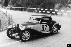 87. Type 55 Coupé, Chassis # 55216, Reg. BS 12672 At Kandersteg Hill Climb. Grand Sport model 1932-1935.