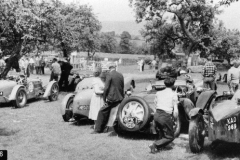 96. Type 55, Chassis # 55235, Reg. BPK 1 Allison's car, Prescott paddock, 24 June 1951. Grand Sport model 1932-1935.