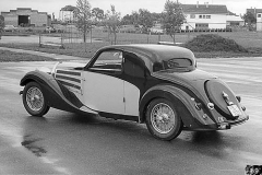 59. Type 57, Ventoux Ventoux with non-standard front wings and blind rear quarters. Integral boot, 3 sets of horizontal louvres in bonnet.