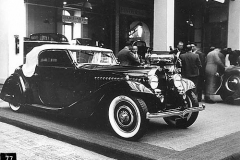 77. Type 57, Chassis # 57103, Stelvio October 1934, Jean Bugatti in Background, Paris Show.