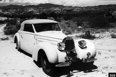 109. Type 57, Chassis # 57814, Stelvio 1987 photo/1939 Stelvio photographed in New Mexico, U.S.A.