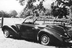 114. Type 57, Chassis # 57712, Reg. FLF 3, Stelvio T.A. Roberts 1939 T.57. Photos taken around 1950.