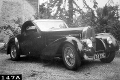 147A. Type 57, Chassis # 57679, Reg. 874 EME, Atalante Later HKW 398 (A. Sorensen 1961).