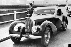 161. Type 57, Atalante 1938 car photographed in post-war France.