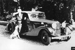 259. Type 57, James Young Lidia Bugatti photographed by Wolf Zeuner during visit to Ermenonville