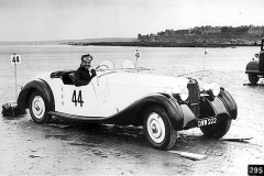 295. Type 57, Chassis # 57838, Reg. DWW 222, Vanden Plas Sand racing at St. Andrews, Scotland.