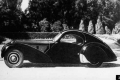 36. Type 57S, Chassis # 57453, Atlantic Atlantic photographed at Chateau Saint-Jean for the 1937 Bugatti catalogue.