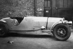 70. Type 57S, Chassis # 57375, Reg. DGJ 877, Corsica At the Bugatti Depot, Brixton Road, London.