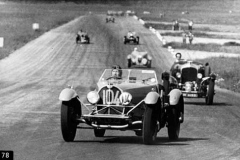 78. Type 57S, Chassis # 57375, Reg. DGJ 877, Corsica Corsica Roadster. Corsica bodyworks, London. R.C. Symondson, Silverstone. 18-June-1949.