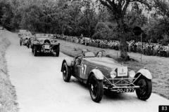 83. Type 57S, Chassis # 57375, Reg. DGJ 877, Corsica Corsica Roadster. Corsica bodyworks, London. Ronnie Symondson, Calvade, B.O.C., Prescott, 29 September 1953.