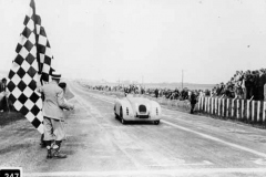 247. Type 57G, Chassis # 57455 Car 12 of J.P. Wimille. Winner of G.P. de la Marne Rheims 1936.