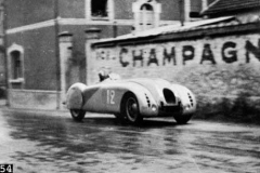 254. Type 57G, Chassis # 57455 Car 12 of J.P. Wimille. Winner of G.P. de la Marne Rheims 1936.