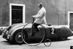 262. 57G, Chassis # 57455 Ettore Bugatti before Le Mans 1937