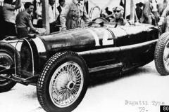80. Type 59 Spanish G.P. San Sebastian 23 September 1934. Car 12, Tazio Nuvolari, (3rd place).