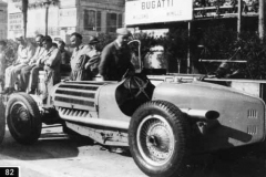 82. Type 59 Monaco G.P. April 1936. First single seater, 4.7 litre. Practiced but did not race.