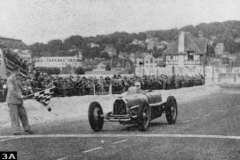 113A. Type 59 Deauville G.P. 19 July 1936. Car 14, J.P. Wimille. First place in race.
