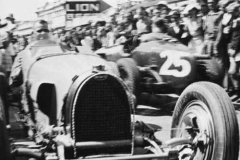 122. Type 59 Brooklands? Mechanic Robert Aumaitre at the wheel.