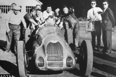 402A. Type 59/50B, Chassis # 50180 Molsheim 1963. Roland Bugatti at the wheel.