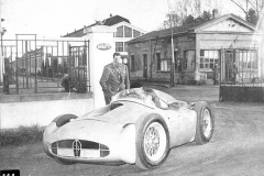 144. Type 251 Type 251, Car number 1 leaving the factory at Molsheim, with Pierre Marco.