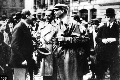 106. Ettore Bugatti with Costantini and Ferdinand de Vizcaya Ettore Bugatti with Costantini and Ferdinand de Vizcaya at Spanish Grand Prix, San Sebastian 1926