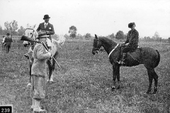 239. Jean Bugatti and Ettore Bugatti Jean Bugatti in foreground? Ettore Bugatti on 'Brouillard', Shooting party - Molsheim 1934