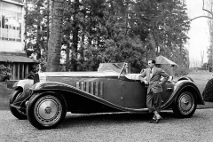 245A. Jean Bugatti Jean Bugatti standing next to the Esders Type 41 Royale