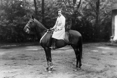 205. Lidia Bugatti on horseback