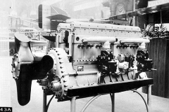 043A. Aero Engines Bréguet-Bugatti 16 cylinder, 450cv, Early 1920s picture