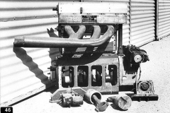 046. Aero Engines Duesenberg engine, 16 cylinders, see photo 16 for close up on engine plate