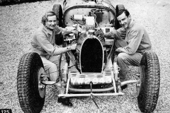 125 Cholmondeley-Tapper and Miss Eileen Ellison with Type 37A, Brooklands 1935